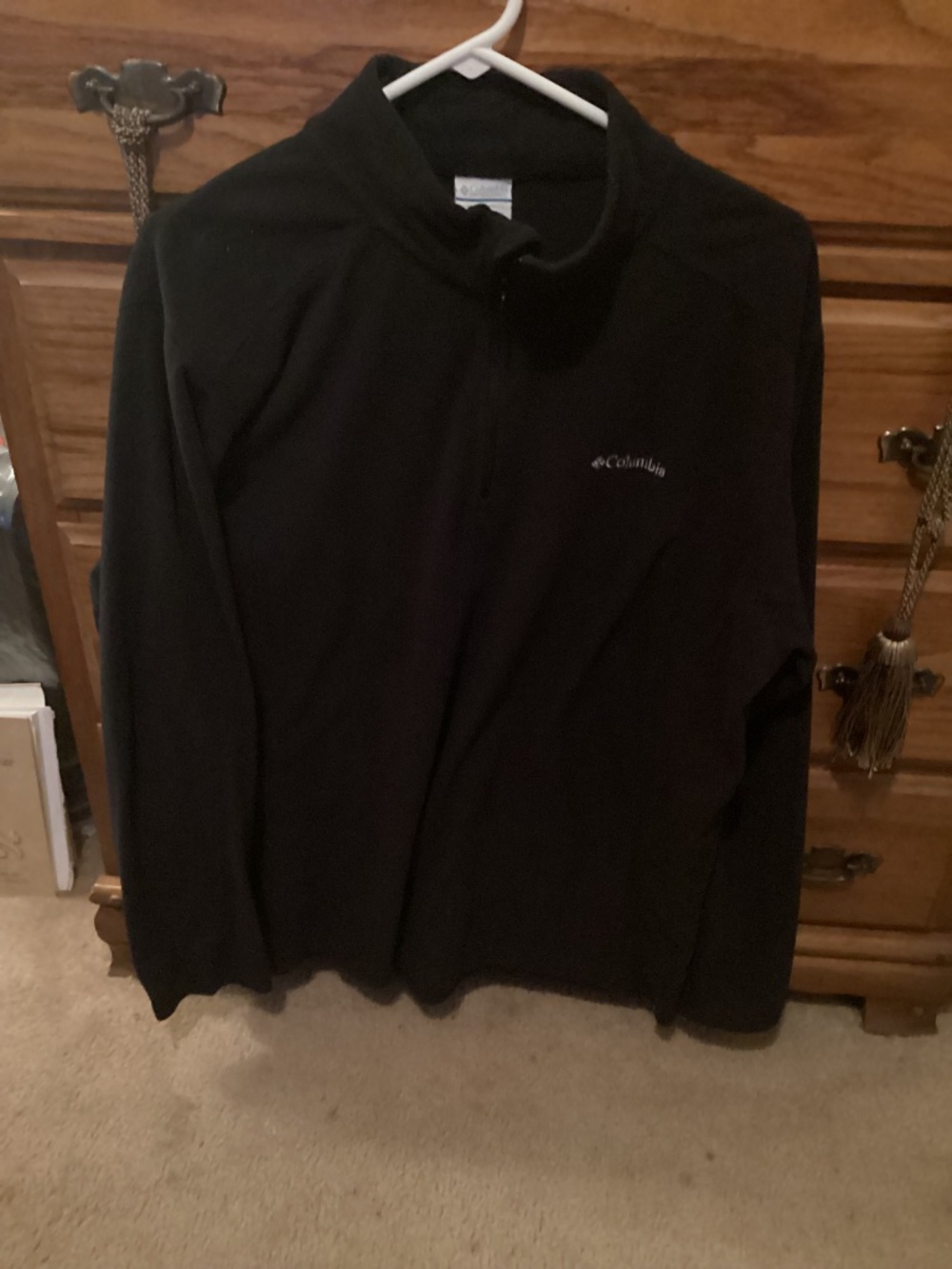 ~ Men's Columbia Black Fleece Pullover ~